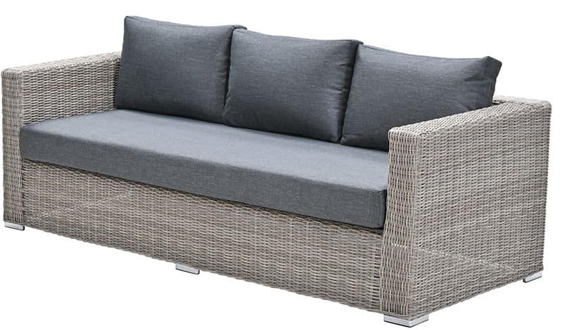 tennessee 3 zits bank l225 cm vintage willow/antraciet texfiber garden impressions garden impressions