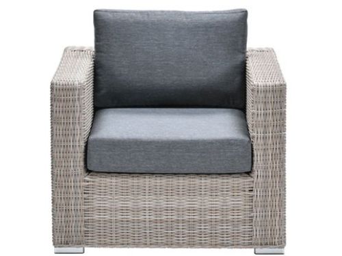 Tennessee lounge fauteuil vintage willow/antraciet texfiber Garden Impressions - Garden impressions