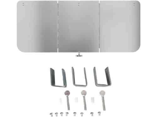 Terrasverwarmer Reflector - Warmtepaneel Aluminium - Efficiënter Verwarmen - Opvouwbaar