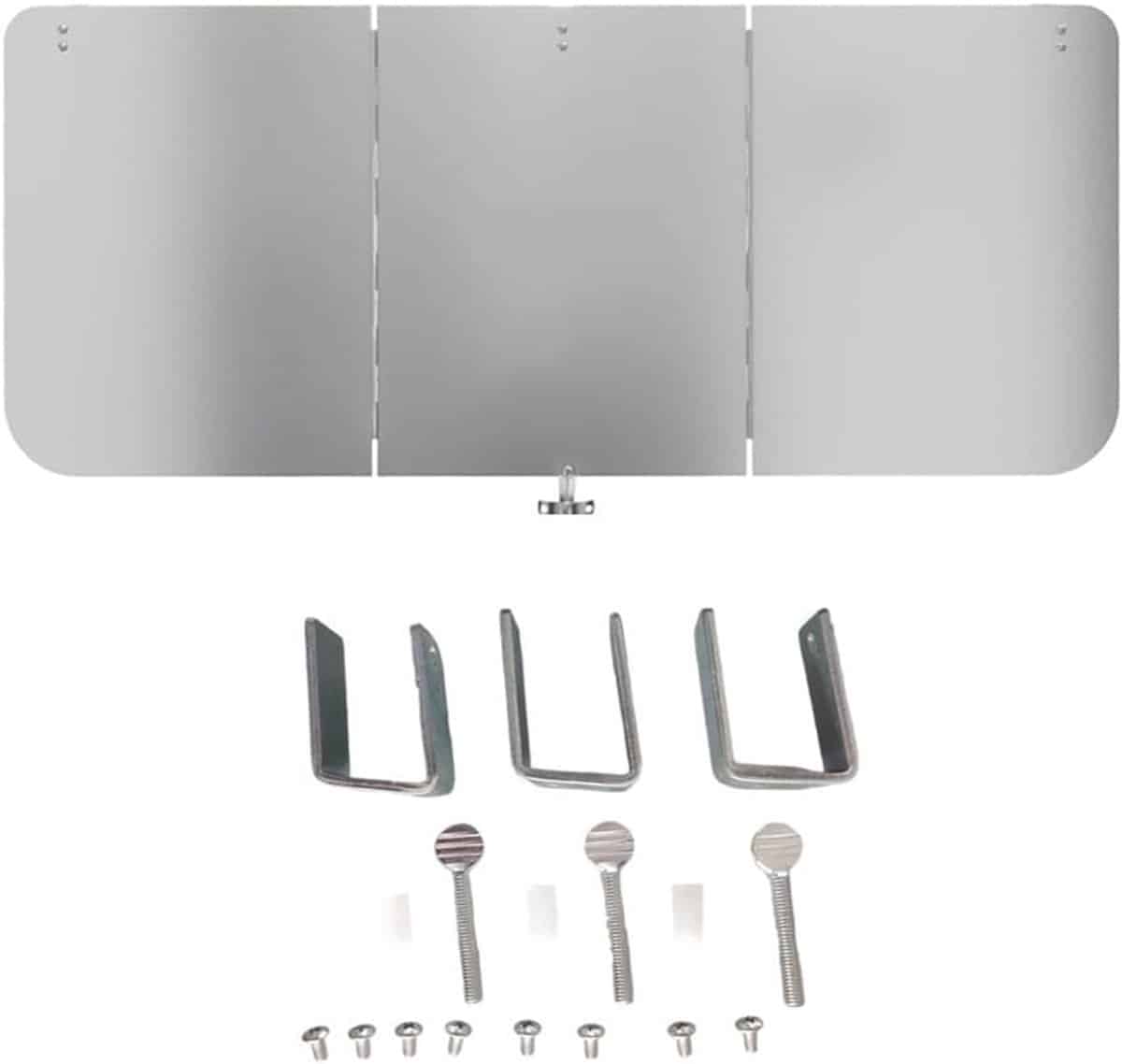 terrasverwarmer reflector warmtepaneel aluminium efficiënter verwarmen opvouwbaar