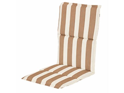 Textileenkussen hoge rug Roma Cappuccino
