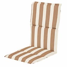 textileenkussen hoge rug roma cappuccino