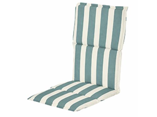 Textileenkussen hoge rug Roma Lulu blue