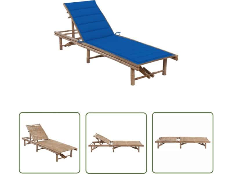 The Living Store Bamboe Ligbed Tuin - 200 x 65