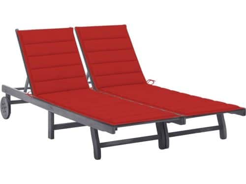 The Living Store Houten Ligbed - Acaciahout - Greywash