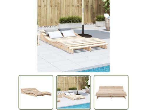 The Living Store Ligbed van Massief Grenenhout - 205 x