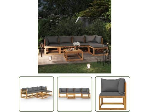 The Living Store Loungeset Acacia - 2-zits + hoek +