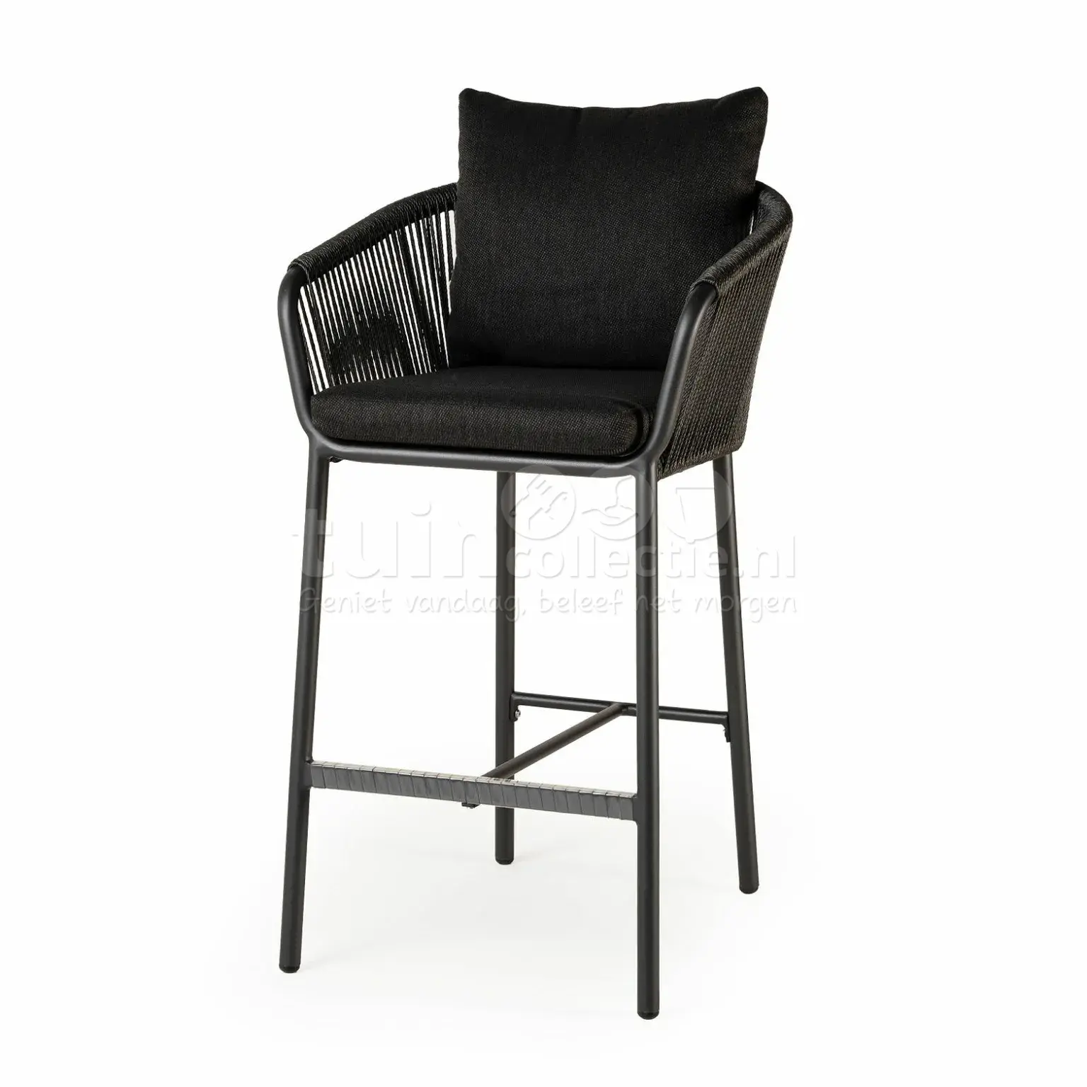 tierra outdoor barstoel fortaleza charcoal