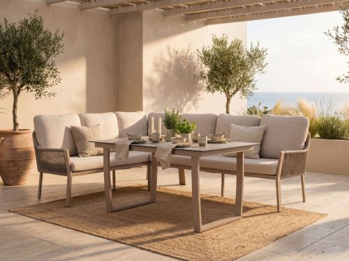 Tierra Outdoor Liv dining loungeset 3-delig - Laagste prijsgarantie!