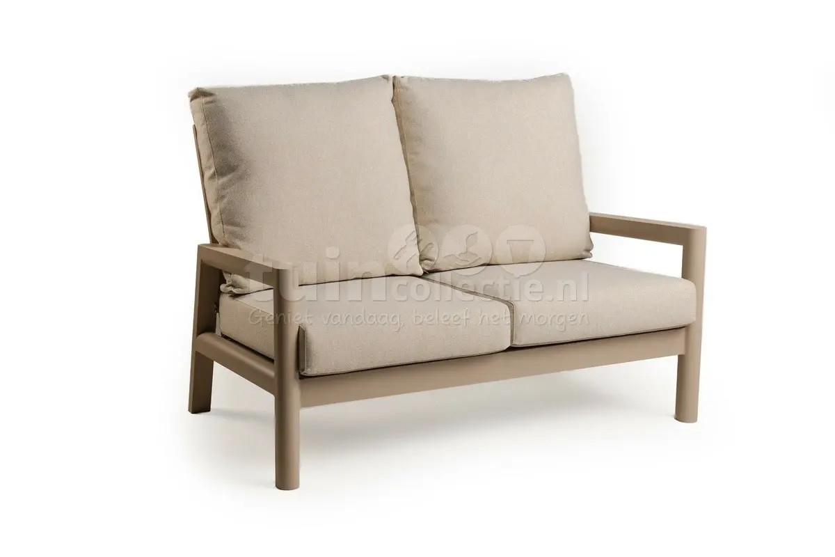 tierra outdoor loungebank sevilla 2 zit champagne