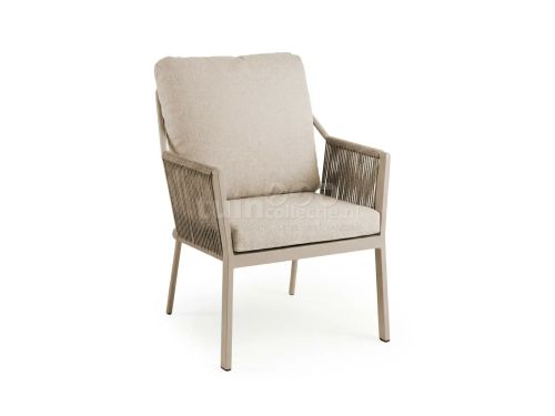 Tierra Outdoor Low Dining Tuinstoel Liv Champagne