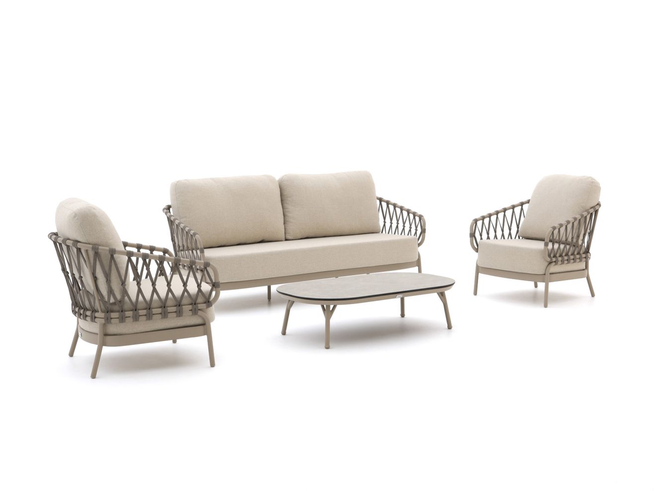 tierra outdoor natal/nora stoel bank loungeset 4 delig laagste prijsgarantie!