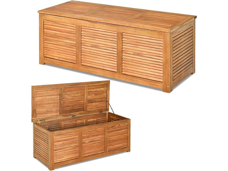 Titel: Acaciahouten Opbergbox Tuinbox 179 Liter Naturel