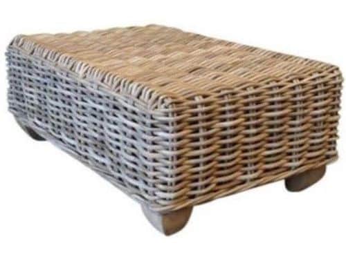 Toronto lounge tuintafel 60x90 cm naturel rotan
