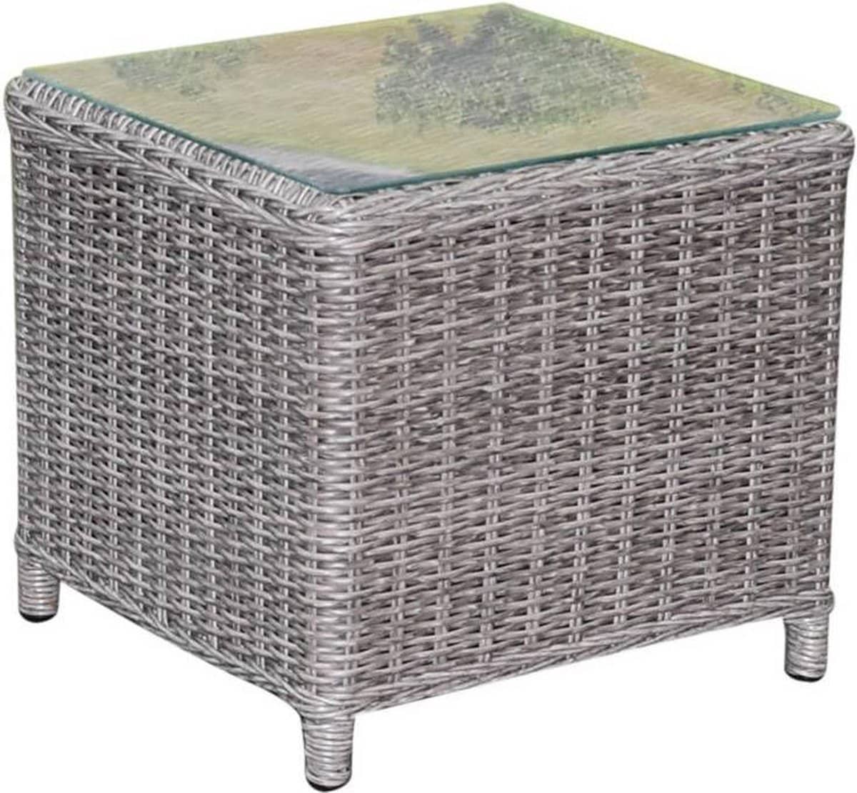 toscane xl bijzettafel 50x50xh46 cm grijs