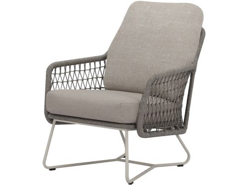 Trapani lounge tuinstoel natural sand rope