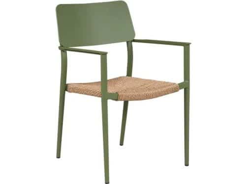 Trestino Dining Tuinstoel Esta - Mos Groen