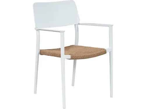 Trestino Dining Tuinstoel Esta - Wit