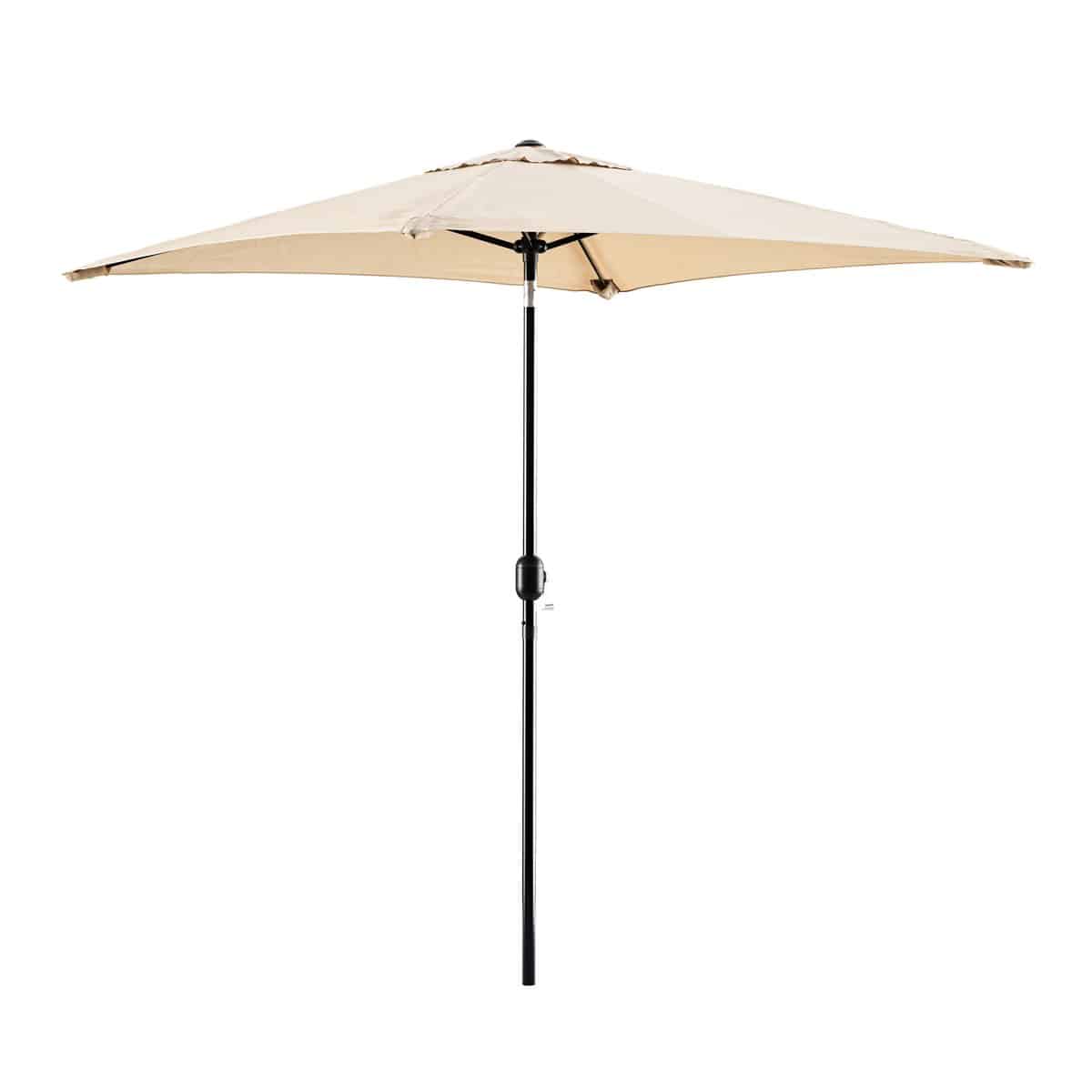 tristar pa 7902 stokparasol 200x200cm vierkant tuin &