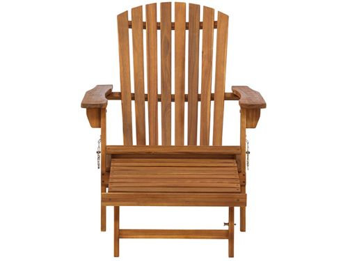 Tropea lounge stoel met uitschuifbare voetsteun natuur.