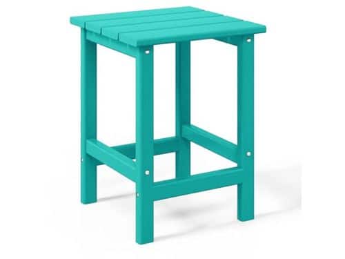 Tuin bijzettafel voor buiten - vierkant, HDPE, weerbestendig, UV