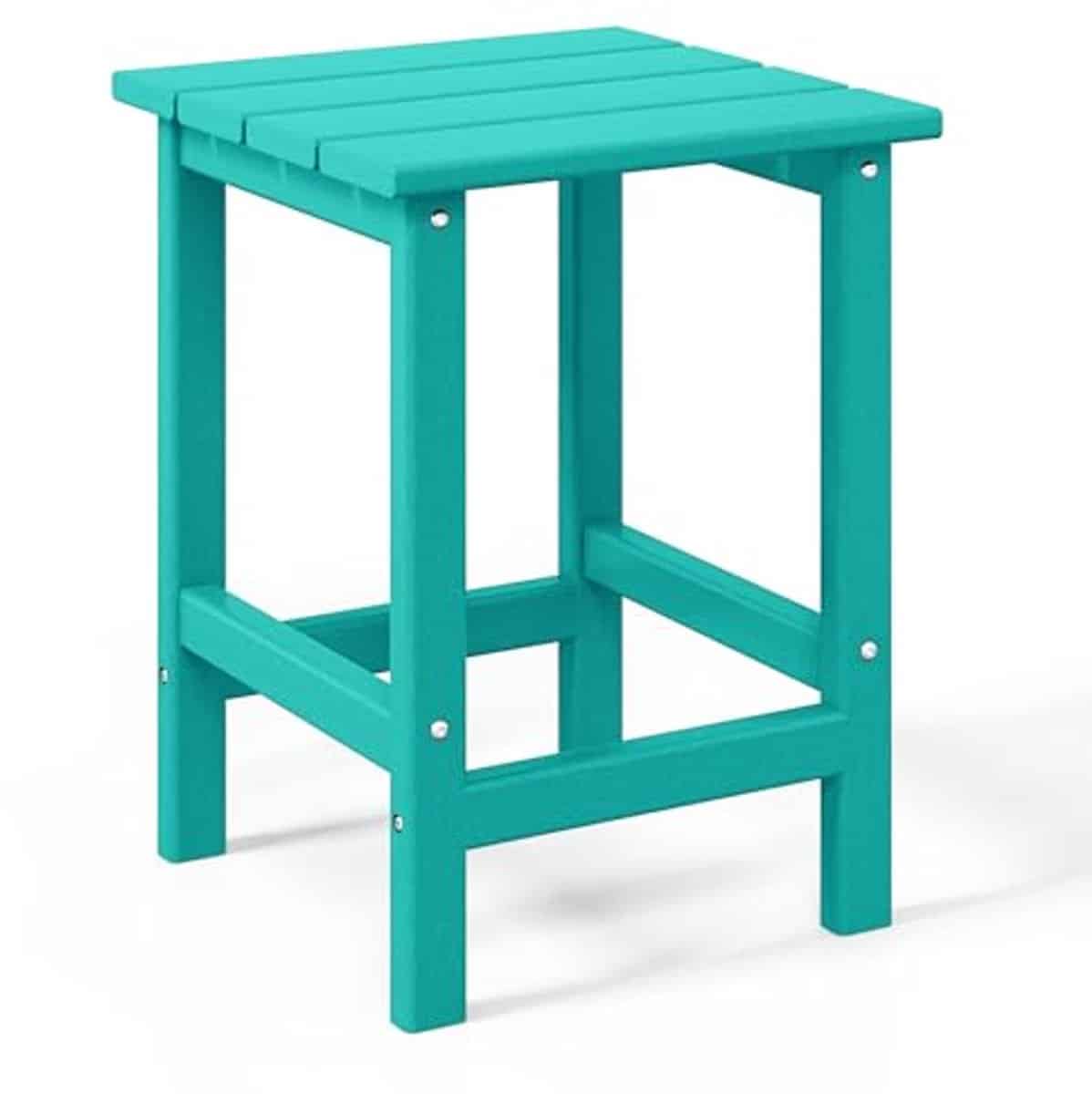 tuin bijzettafel voor buiten vierkant, hdpe, weerbestendig, uv