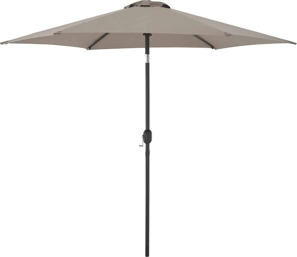 tuin parasol altino stokparasol Ø270×235 cm kaki