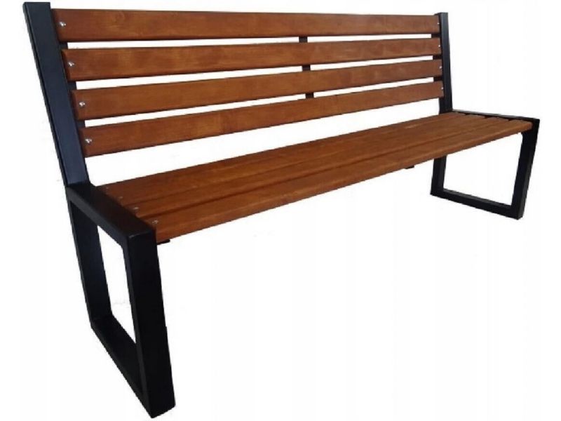 Tuinbank 3-zitter Parkbank Weerbestendig Metaal en Hout