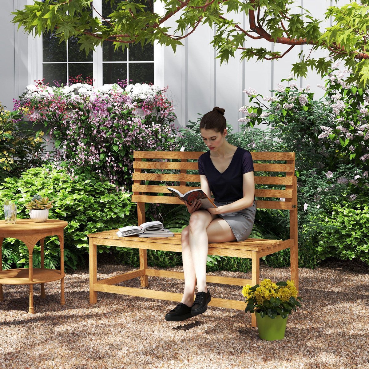 tuinbank buitenbank tuinmeubel balkonbank parkbank