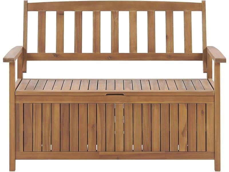 Tuinbank Hout met Opbergruimte - Solide Acacia voor Terras en