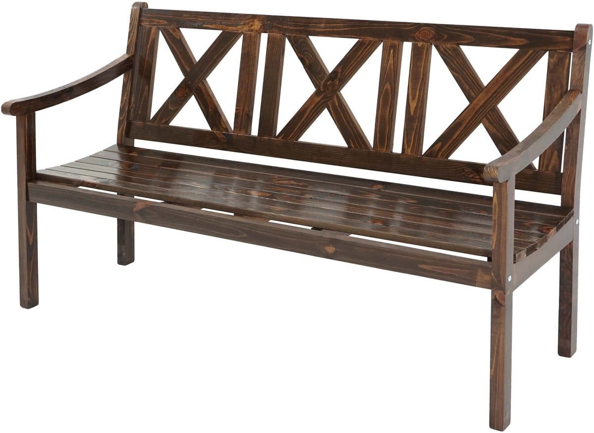 tuinbank kopenhagen, zitbank parkbank houten bank, 3 zits gastronomie