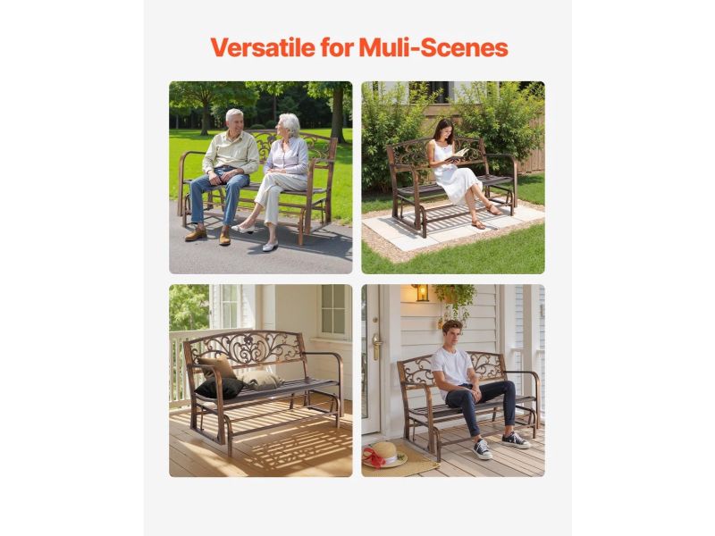 Tuinbank - Parkbank en Terrasbank - Lengte 127 cm