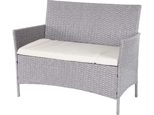 Tuinbank Polyrotan - Zitbank Lounge - Buiten Ontspannen - Stalen
