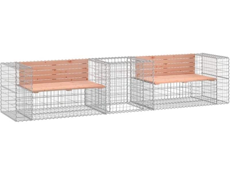 Tuinbank | Tuinbankje | Buitenbank | Tuinstoel met schanskorf massief