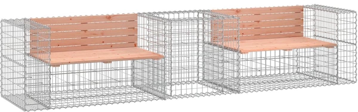 tuinbank | tuinbankje | buitenbank | tuinstoel met schanskorf massief