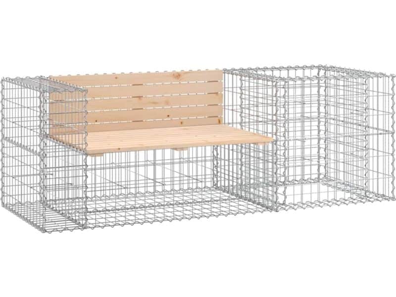 Tuinbank | Tuinbankje | Buitenbank | Tuinstoel met schanskorf massief