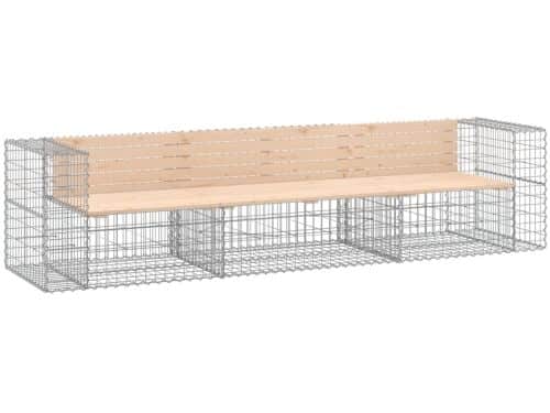 Tuinbank | Tuinbankje | Buitenbank | Tuinstoel schanskorfontwerp 287x71x65,5 cm