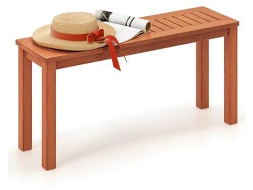 Tuinbank zonder rugleuning - Massief Houten Terrasbank - Voor Buiten