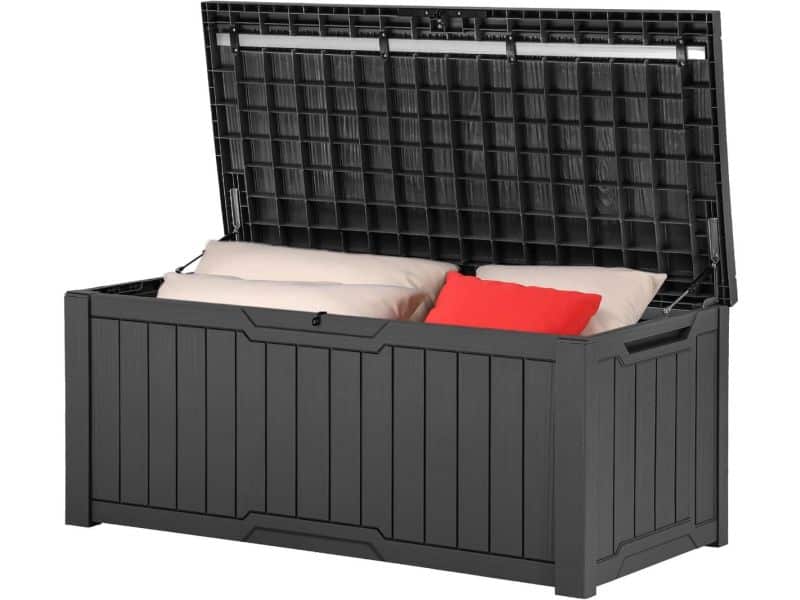 Tuinopbergdoos waterdicht 450 l - grote opbergdoos voor buiten met