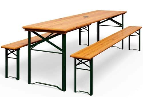 Tuinset - Tuinmeubelset - Bierbankset - Opklapbaar Terrasmeubilair - Picknickset