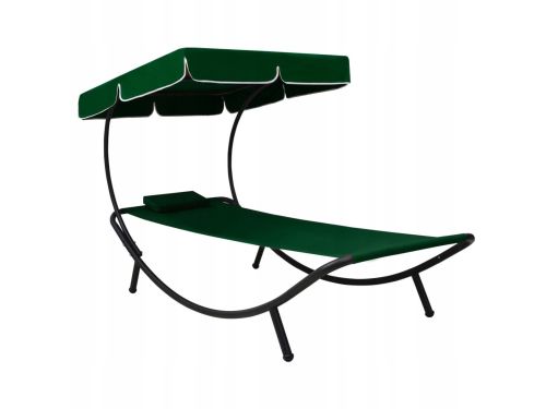 Tuinstoel met Luifel - Comfortabel Ligbed voor Buiten