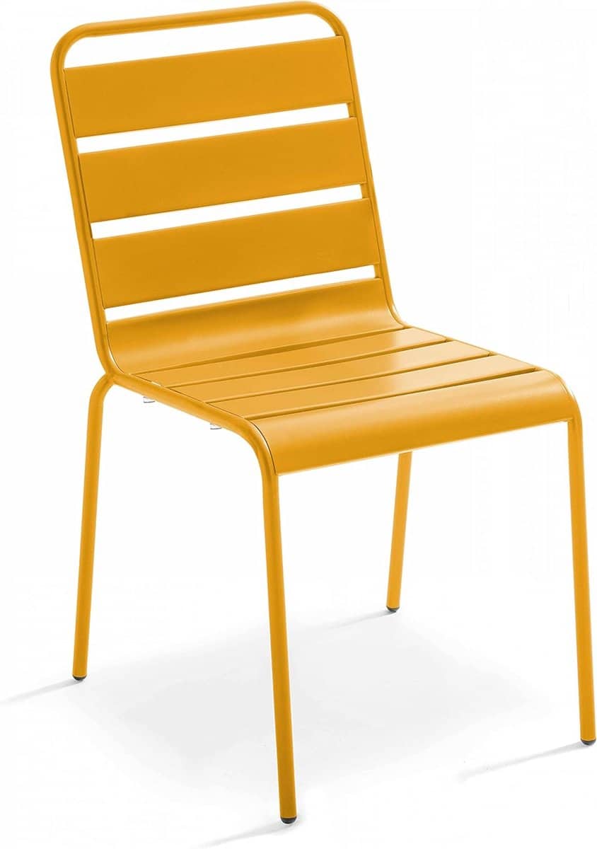 tuinstoel metaal buitenstoel stoel terras zomer stapelbaar