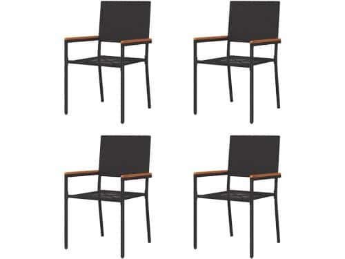 Tuinstoelen - Buitenstoel - Tuinmeubel - Terrasstoel - Stapelbare Tuinstoelen