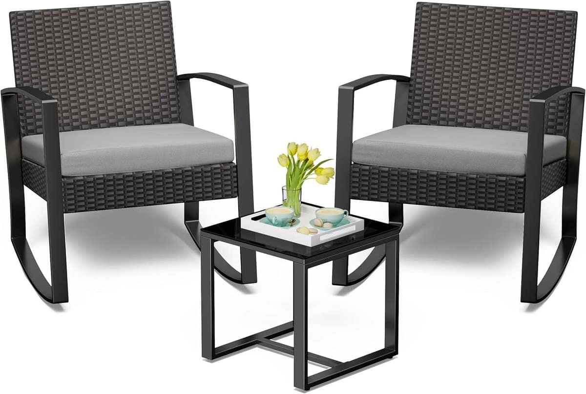 tuinstoelen wicker tuinmeubelen tuinstoelen met tafel kussen