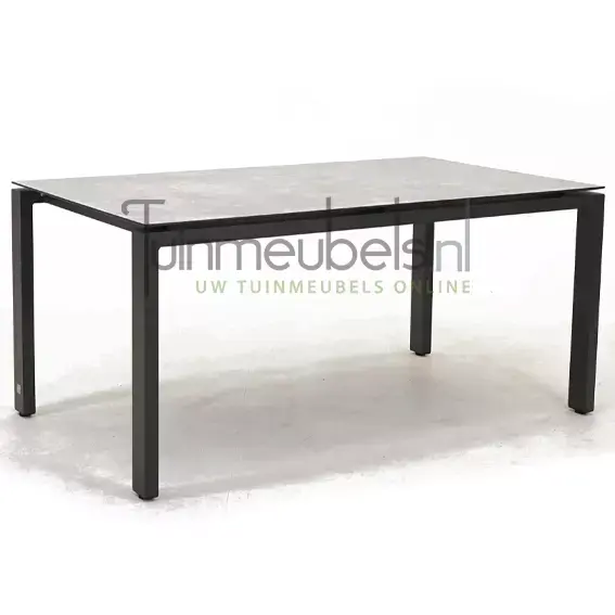 tuintafel goa hpl 160 x 95 cm lichtgrijs