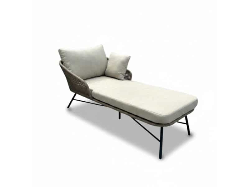 Tulum ligbed | touw + aluminium | Sahara Dust