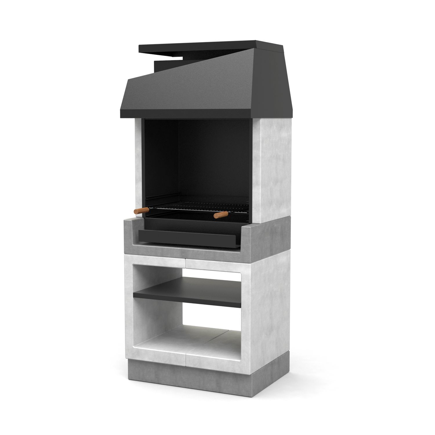 tuozi houtskoolbarbecue otte 84x63cm