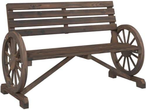 Twee Persoons Houten Tuinbank Massief Vuren Hout - Parkbank voor