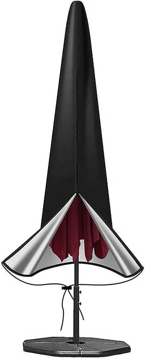 tweelaagse parasolhoes van oxford stof voor tuinparasol, 190 x 30 x