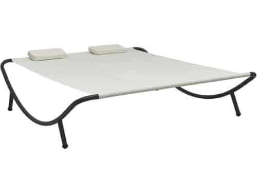 Tweepersoons tuin ligbed met kussens - Outdoor loungebed voor 2